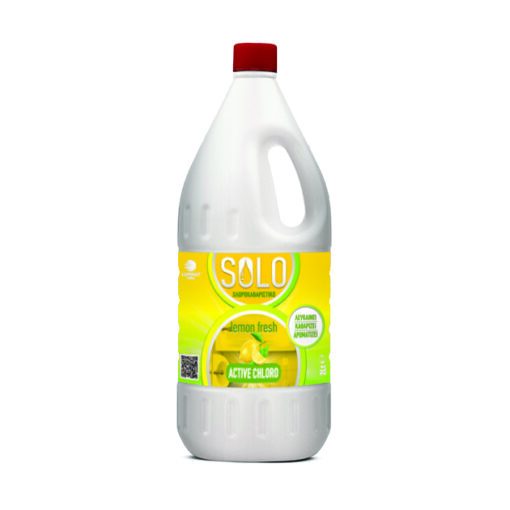 SOLO Καθαριστικό με Χλώριο (λεπτόρευστο) Lemon Fresh 2